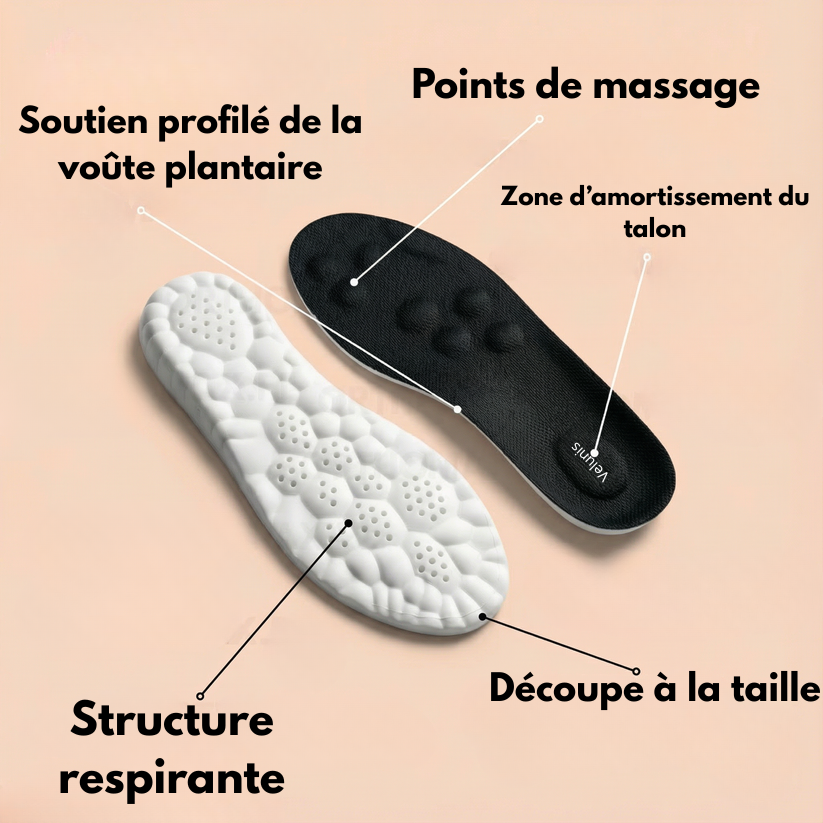 Semelles ergonomiques Velunis-Pro