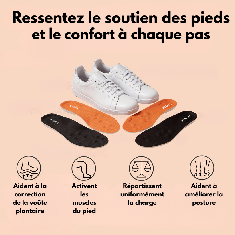 Semelles ergonomiques Velunis-Pro